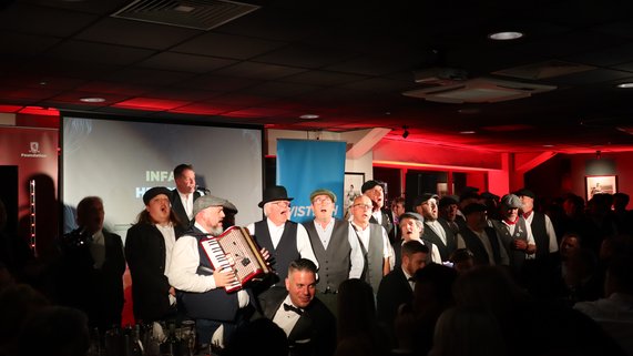 Infant Hercules perform at the Foundation Dinner 2024