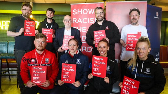 Andy McDonald MP joins Foundation staff and Show Racism The Red Card staff