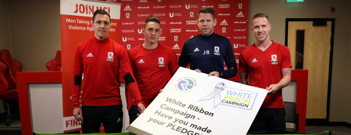 Boro joins White Ribbon team to call ‘full time’ on violence towards women