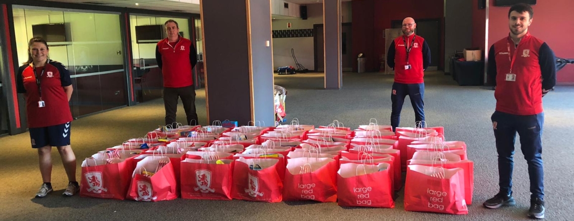 Food Parcels Distributed Across Teesside