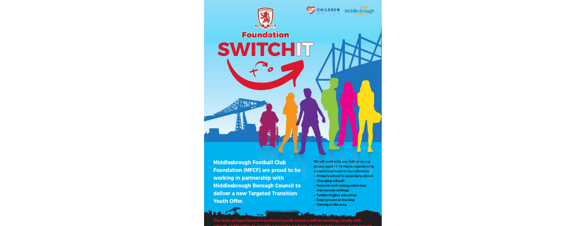 Switch It – The New Targeted Transition Youth Programme For Young People In Middlesbrough