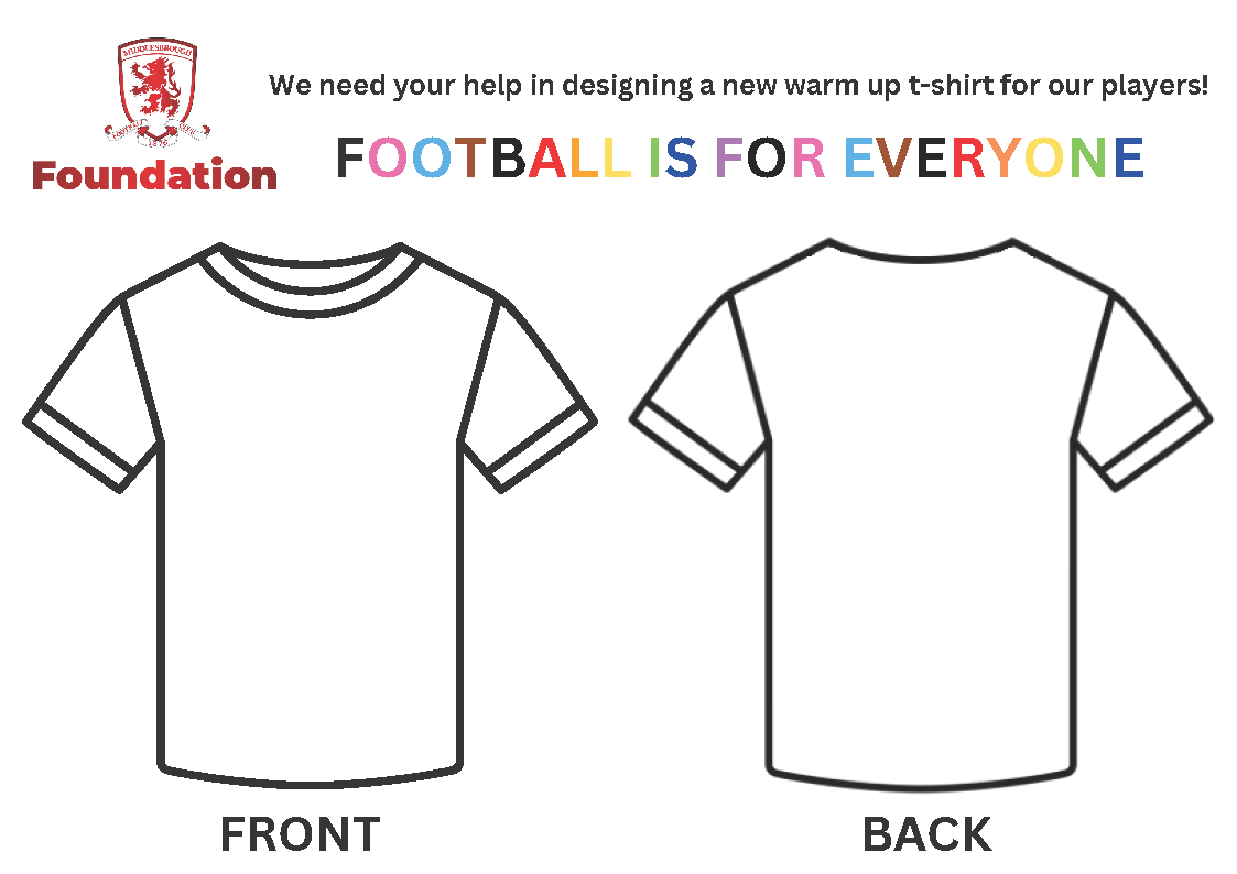 We Need Your Help To Design A Warm-Up T-Shirt – DEADLINE PASSED