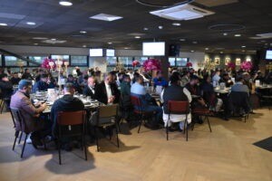 Communities mix at the first ever Iftar at the Riverside on March 26 2024