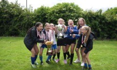 Girls Tournament and Group Winners in the 2024 Wilf Mannion Cup St Edward's Girls