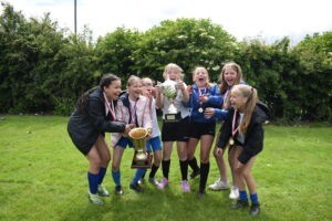 Girls Tournament and Group Winners in the 2024 Wilf Mannion Cup St Edward's Girls